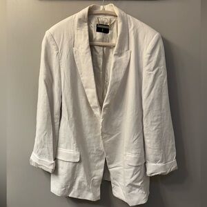 T Tahari Classic Cream Blazer Size Large